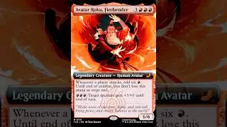 Обзор карты Аватар Року, Огненный маг #mtg #magicthegatheringcommunity #commander #mtgcommander #tcg