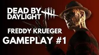 FREDDY KRUEGER FOUR KILL GAME | FREDDY KRUEGER DBD GAMEPLAY #1 (NO COMMENTARY)