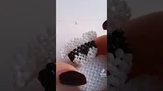 амигуруми панда из бисера 