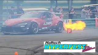 Adam LZ tearing up the Skid Pad - Haltech HyperFest 2023 - VIR