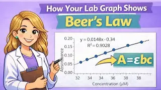 How Your Lab Graph Shows Beer’s Law | Absorbance vs Concentration Explained!