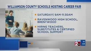 Williamson County Schools hosting career fair