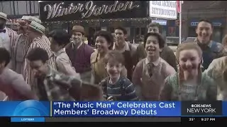 'The Music Man' Celebrates Cast Members' Broadway Debuts
