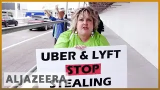 🇺🇸 Uber, Lyft drivers strike in cities worldwide ahead of Uber IPO | Al Jazeera English