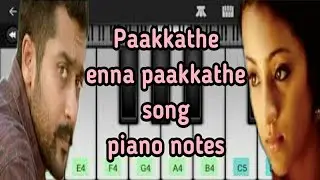 Paakkathe enna paakkathe song | Surya | Devi Sri prasad | Aaru | Piano notes | Wifi Musicz