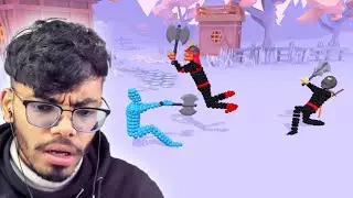 Upgrading From Noob Fighter To GOD Fighter (Funny) - Angle Fight 3D