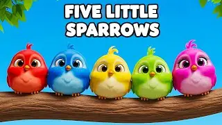 Five Little Sparrows | The Cutest Counting Song Ever!