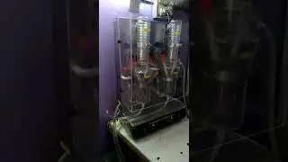 Double distillation vertical