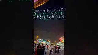 Happy New Year Eve 2026 Fireworks Pakistan at Global Village Dubai 4k Ultra HD Video