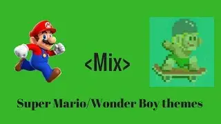 Retro game - Wonder boy-Super Mario Theme Cover - 90s gaming music