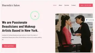Demo Website For Makeup Artist | Maxp Marketing