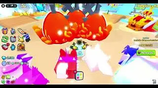 I opened 3 huge kraken machine eggs in pet sim 99
