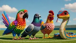 Original Mascot-Style Animal Animation | Panda, Cats & Dogs in Ultra-HD
