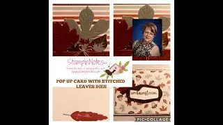How to Make a Pop-Up Card With Stitched Leaves Dies!