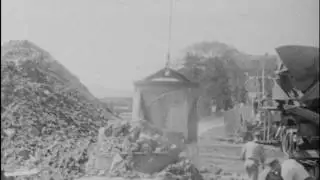 03/22/55 Bridge construction over railway crossing at South Jefferson Street in Roanoke, Va.