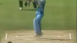 Virender sehwag uppercut shot in international match