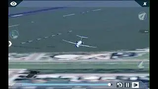 X-Plane MD-80 near crash