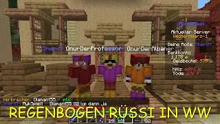 Regenbogen R&uuml;stung in Minecraft Western Wars!