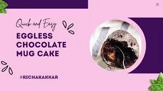 Easy Microwave Chocolate Mug Cake in 90 secs || Very soft & fluffy