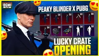 BGMI x PEAKY BLINDERS LUCKY SPIN CRATE OPENING | BGMI | PUBG MOBILE 