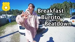 RUSSIAN Lady Hobbled After Burrito Assault