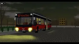 Roblox! Поездка на автобусе MAN A23 Lion's City G NG273 LPG по 102N маршуту | Somewhere In Lithuania