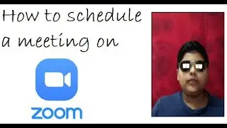 How to schedule meeting on zoom