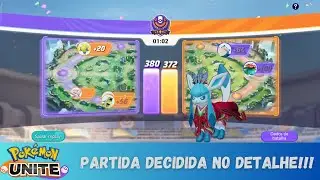 😱😱ESSA FOI A PARTIDA MAIS EMOCIONANTE DA TEMPORADA! POK&Eacute;MON UNITE GLACEON GAMEPLAY