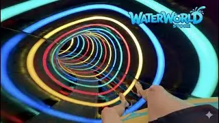 Cyclone Water Slide at Waterworld Water Park Stoke ✨💦😃 On Slide POV on this Awesome Slide ✨ #slide