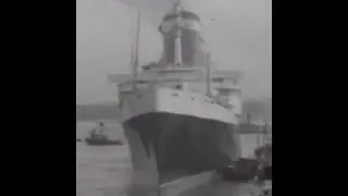 August 4, 2025 - SSUS loses her forward funnel. #edit #idkwhattoputhere #oceanliners #ssunitedstates