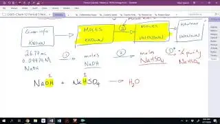 Titration Calculations & Percent Purity