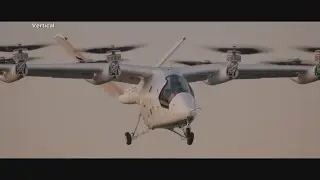 New kind of taxi getting ready to takeoff