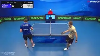 20:35 Mateusz Repke 3 - 0 Jedrzej Basaj 11.03.2023 | Table Tennis TT Pro.Cup Master