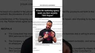 When the marketing agency sends you their monthly &ldquo;SEO Report&rdquo;