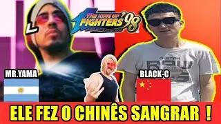 MR.YAMA VS BLACK -C   A MELHOR LUTA DO ANO , OS DEUSES TAMBEM SANGRAM !KOF 98