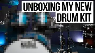 UNBOXING MY BRAND NEW DRUM KIT - Natal Originals Walnut Demo and Unboxing 🥁