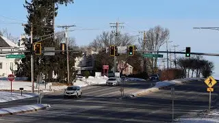 Time of Day Based Flashing Red Arrow (Towson, Md.)