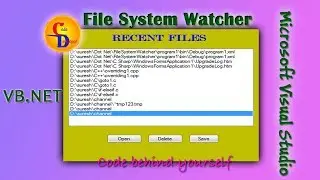 как использовать FileSystemWatcher в vb.net | itechsoftwareacademy | Бесплатный исходный код