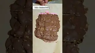 how to make dryfruit chocolate recipe | dates cashew bark | #shaanscorner #chocolate #shorts