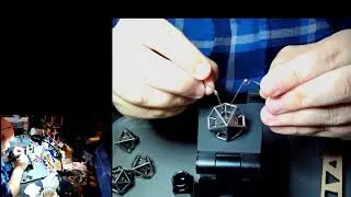Cage Dice enamel inking