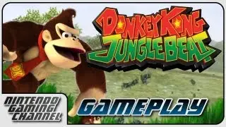 New Play Control! Donkey Kong Jungle Beat - Wii - Gameplay [HD]