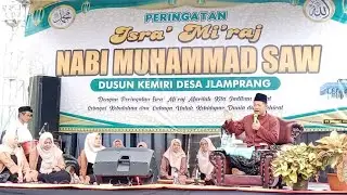 PENGAJIAN NGAKAK! DALAM MEMPERINGATI ISRA' MI'RAJ NABI MUHAMMAD SAW DUSUN KEMIRI JLAMPRANG LEKSONO