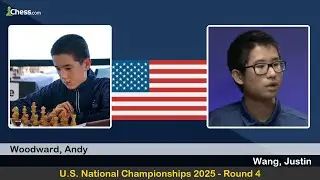 Andy Woodward vs Justin Wang | U.S. National Championships 2025 | Round 4