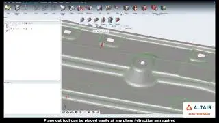 Learn HyperWorks  Interface - Geometry Split Plane