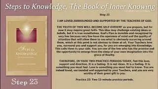 25  Steps to Knowledge, the Book of Inner Knowing Step 23