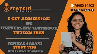 Student Speak | RINKAL SATANI | Study Visa | Germany | Edworld Education | Visa | #thankyouedworld |