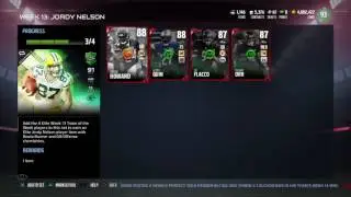 Madden NFL 17 Jordy Nelson TOTW 13 Set Collection Madden MUT 17