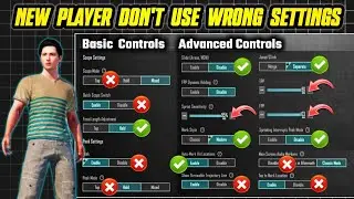 All New Basic and Advance Control Settings in BGMI/PUBG 2025 | BGMI New Player Settings 