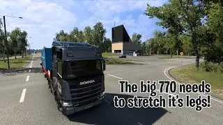 The big 770 needs to stretch it's legs! #ets2