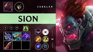 Sion Jungle vs Kha'Zix - KR Master Patch 26.01